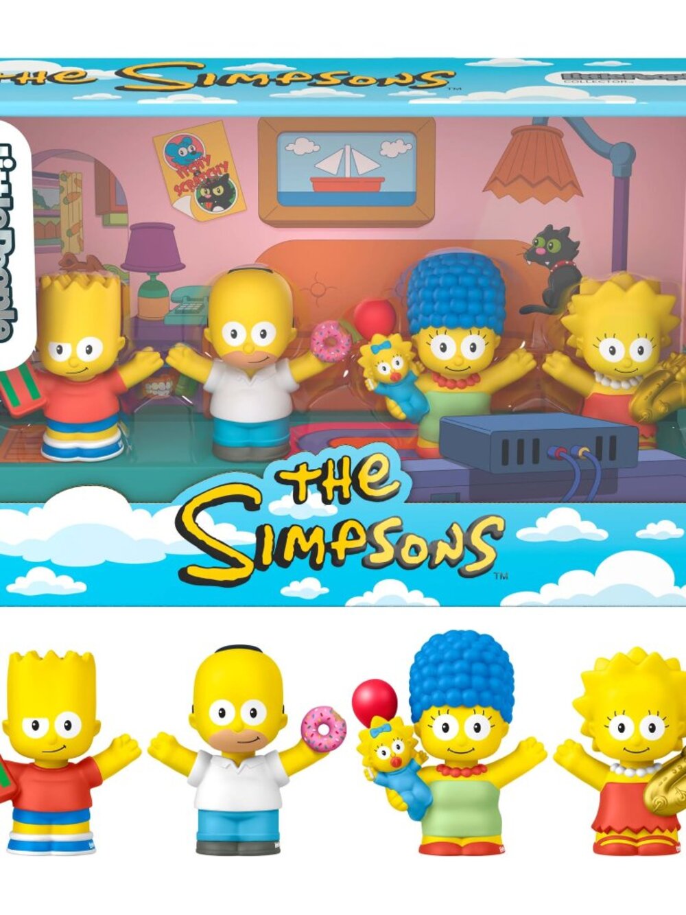 FACTORY SEALED Little People Collector The Simpsons TV Series Special Ed Set